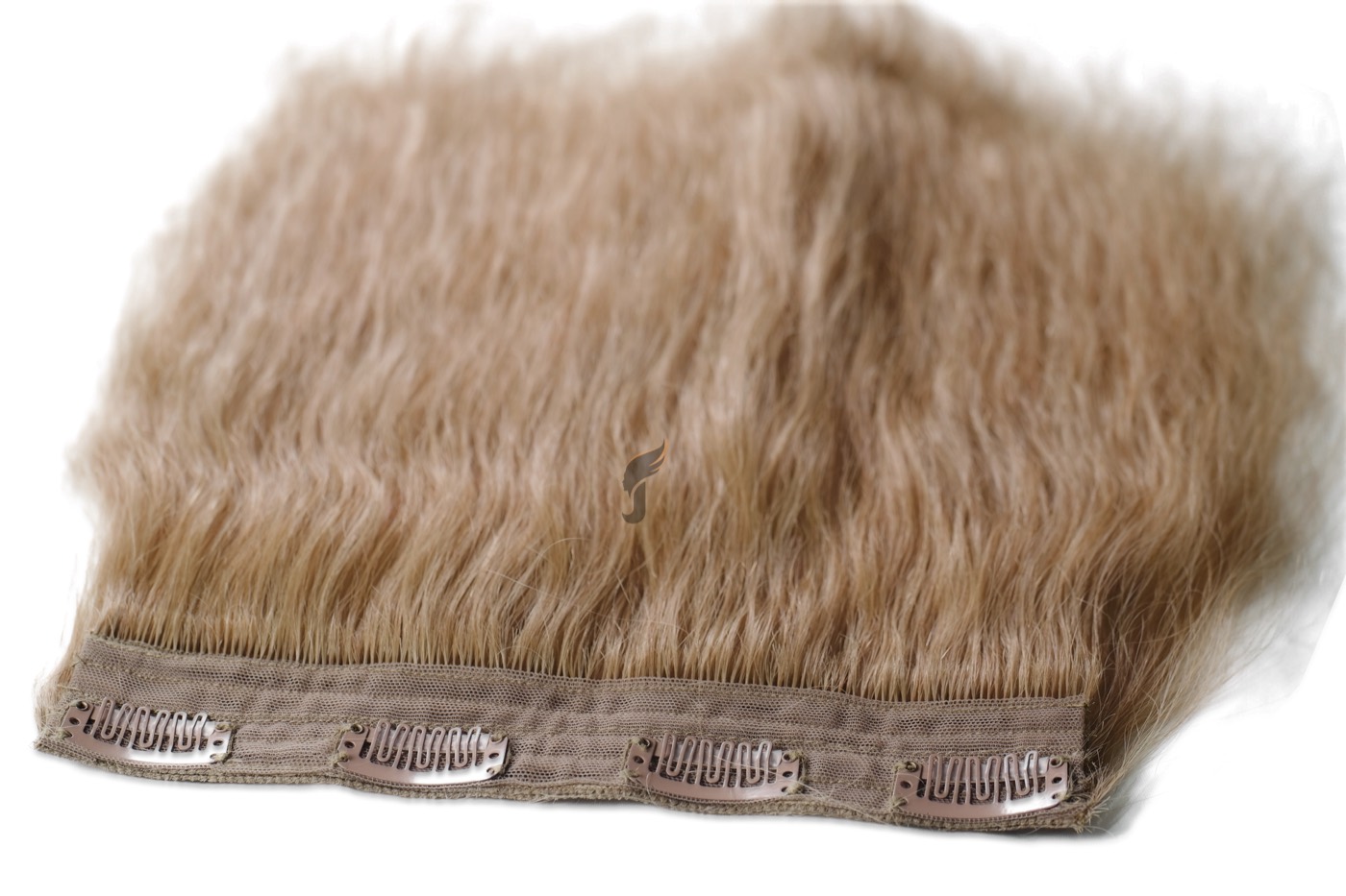 Juttu Extensions clip-on volumizer — single-donor virgin Remy