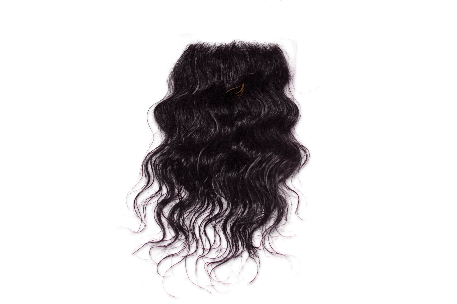 Juttu Extensions natural curly lace closure — single-donor virgin Remy, 18 inch