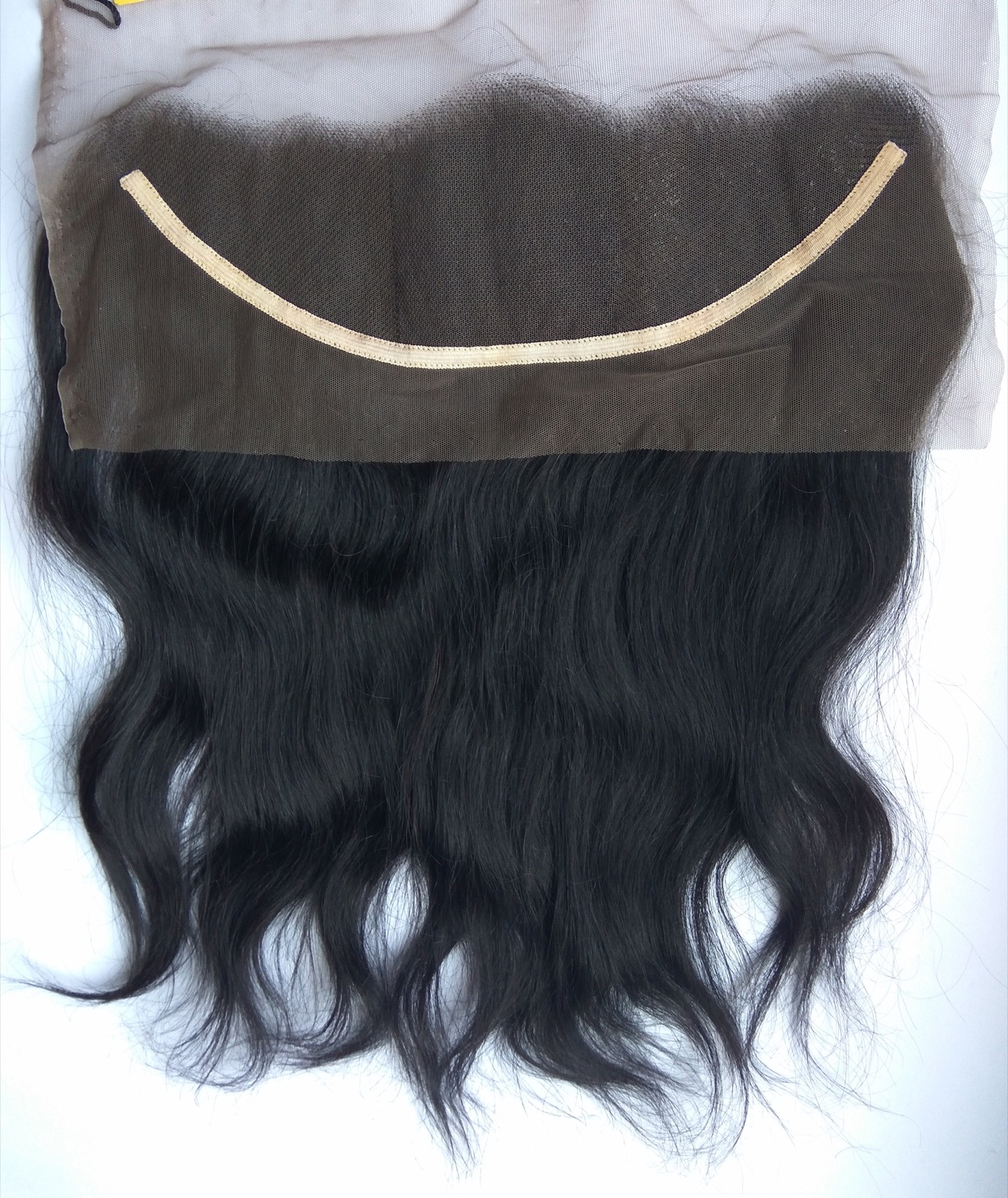 Juttu Extensions lace frontal showing ear-to-ear lace base and natural hairline