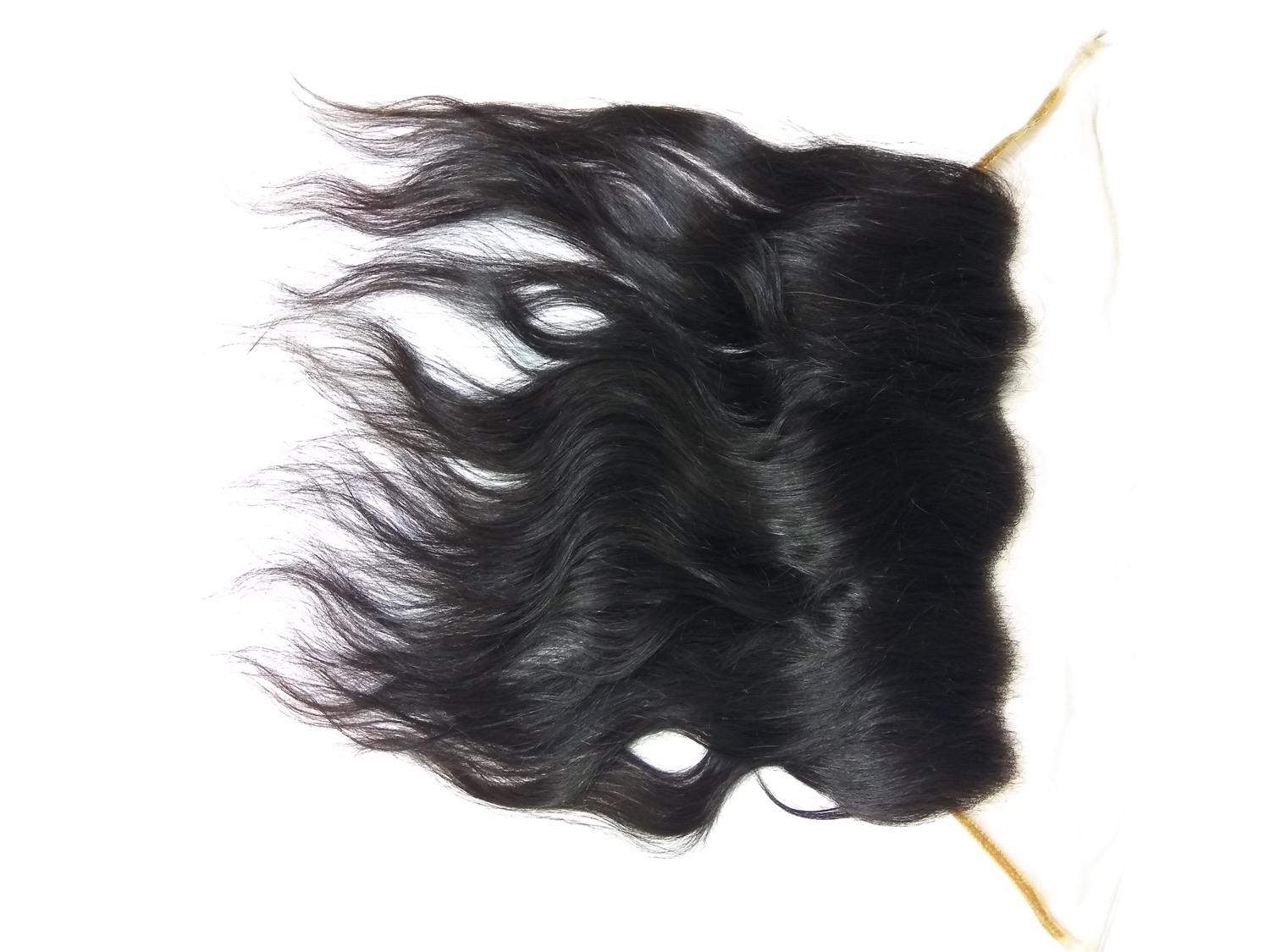 Juttu Extensions lace frontal spread flat — natural wavy virgin Remy hair